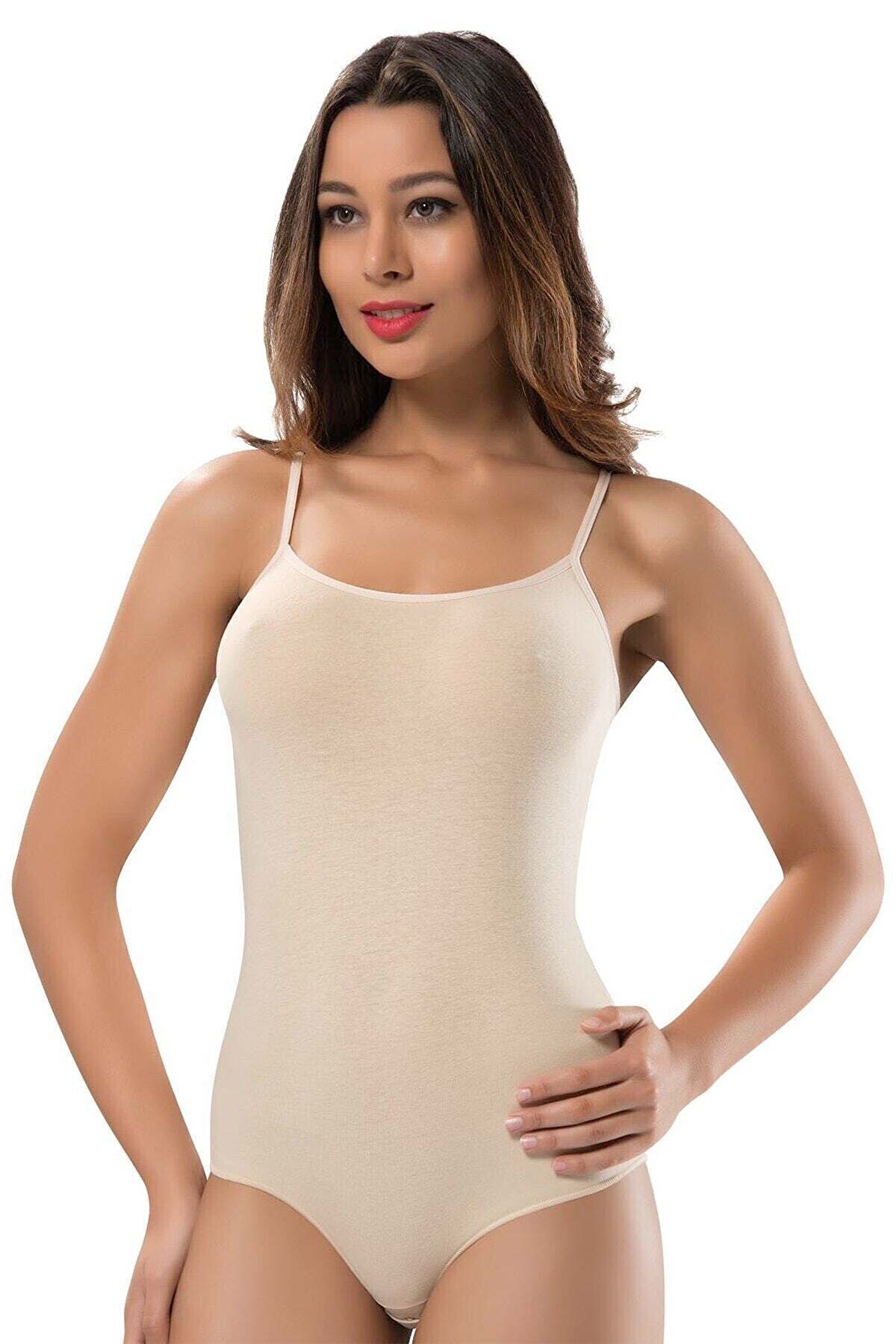 Erdem Kadın Çıtçıtlı Body İp Askılı