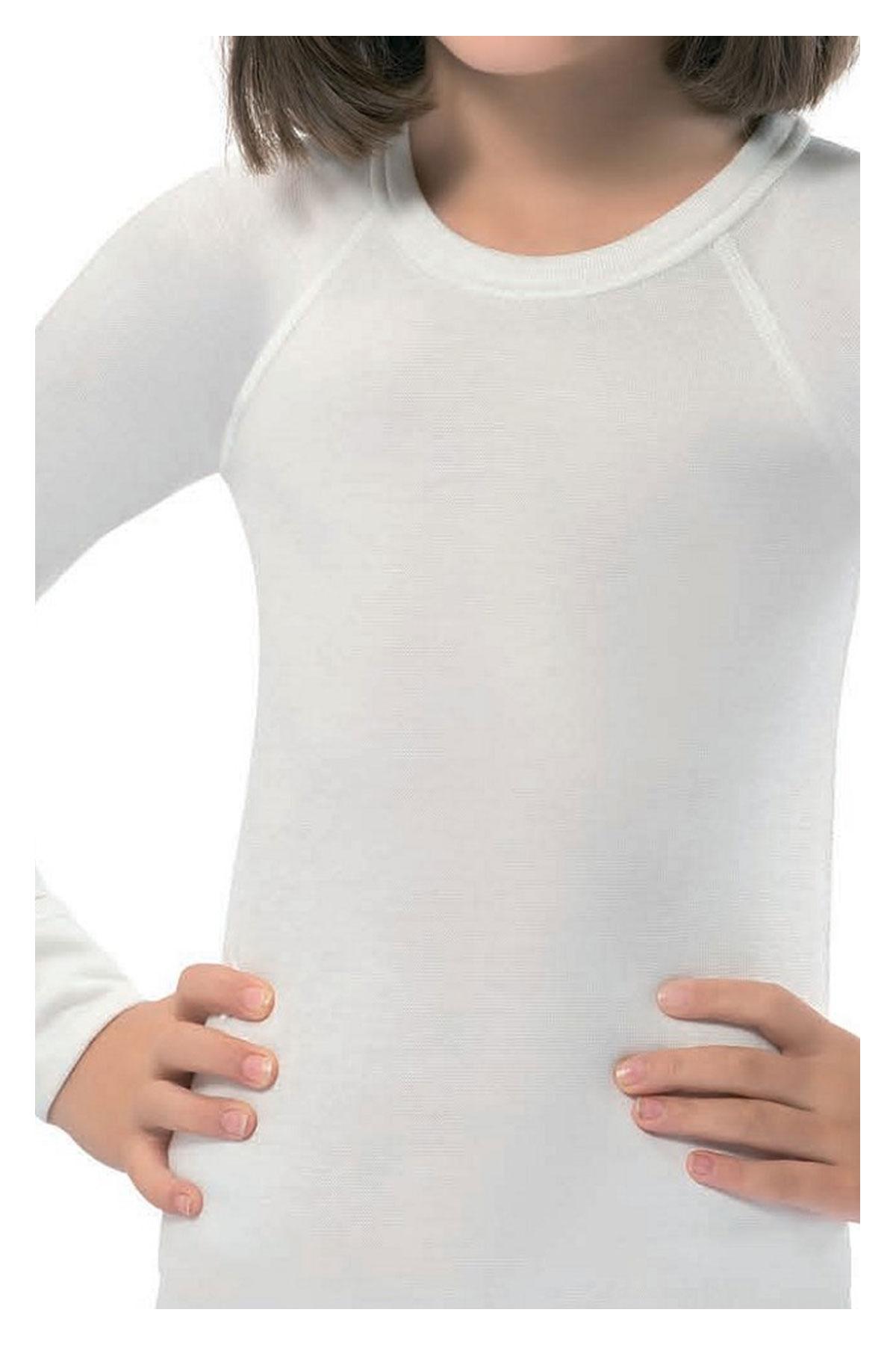 Erdem Unisex Çocuk Üst İçlik Uzun Reglan Kol Termal