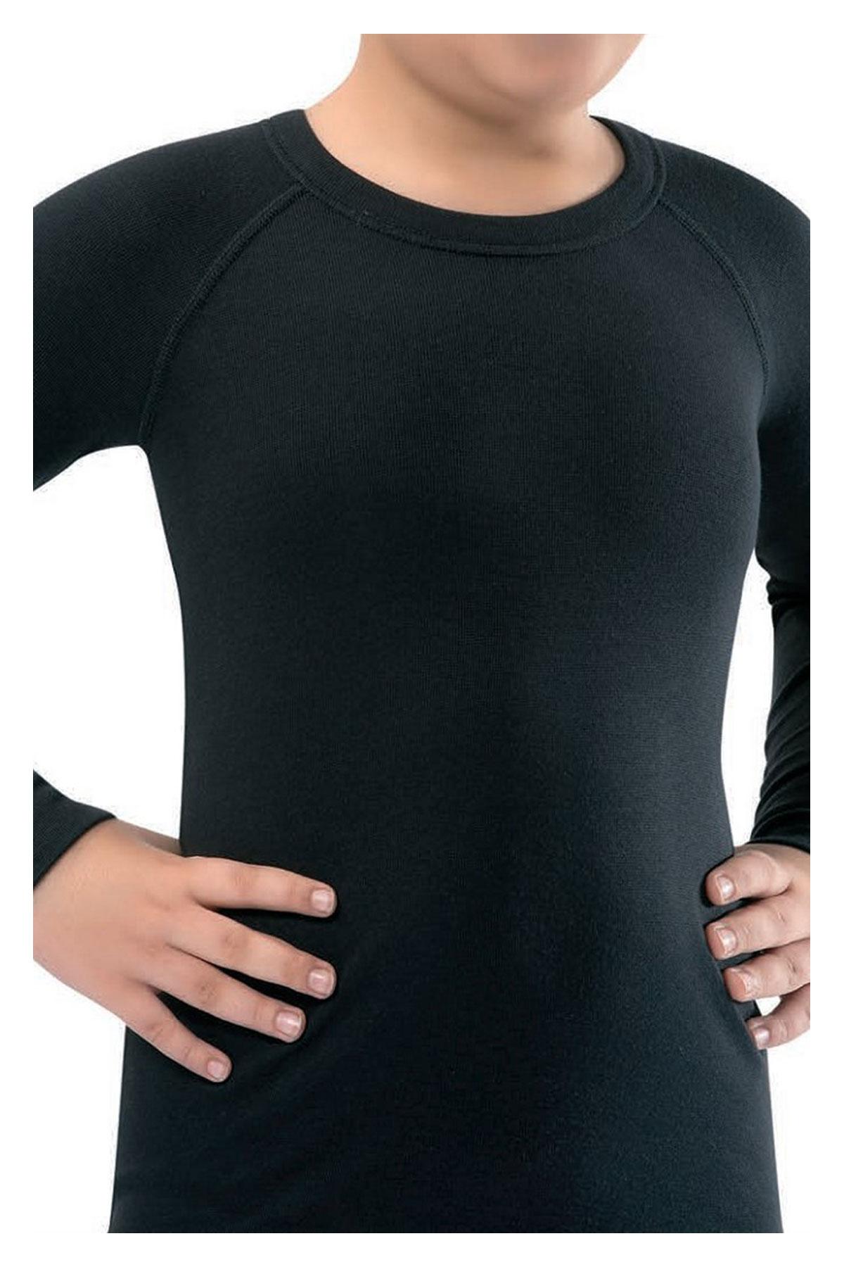 Erdem Unisex Çocuk Üst İçlik Uzun Reglan Kol Termal