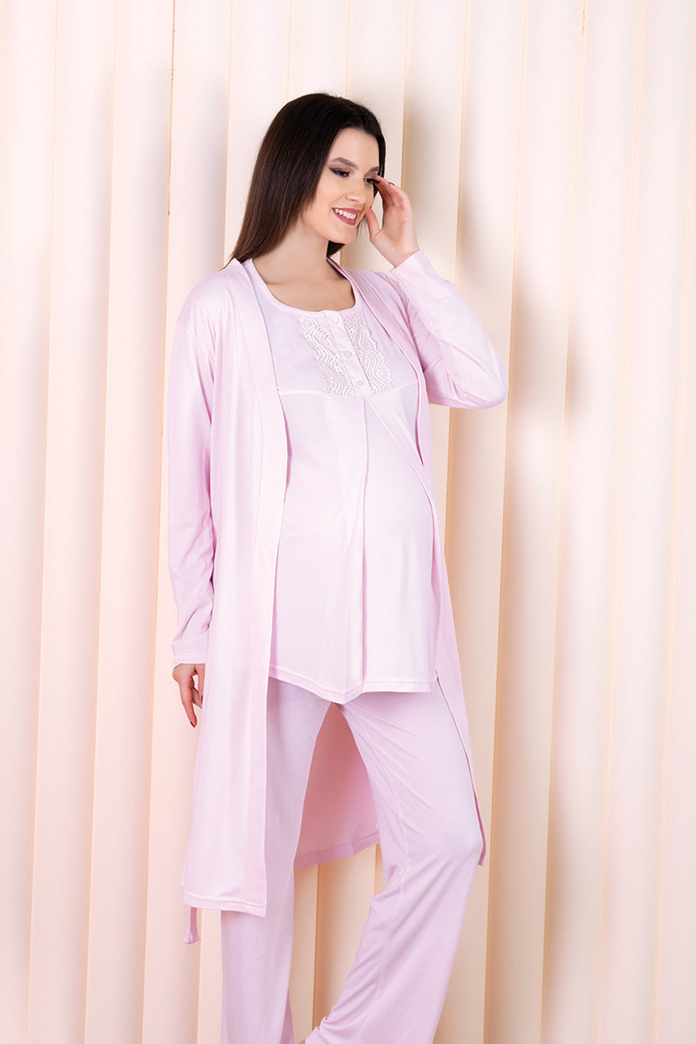 Fapi Kadın Melisa Lohusa 3'lü Pijama Takımı
