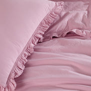 Fiesta Çift Kişilik Nevresim Takımı Farah Natural Fırfırlı Pamuk