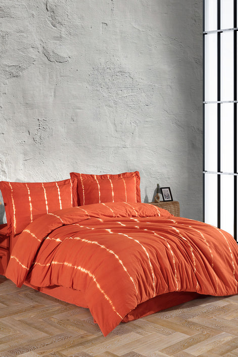 Fiesta Çift Kişilik Nevresim Takımı Hasna Natural Batik