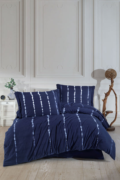 Fiesta Çift Kişilik Nevresim Takımı Hasna Natural Batik