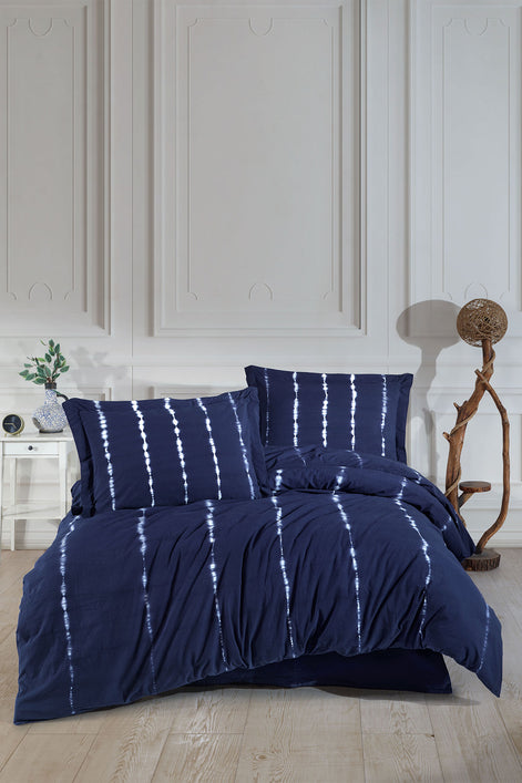 Fiesta Çift Kişilik Nevresim Takımı Hasna Natural Batik