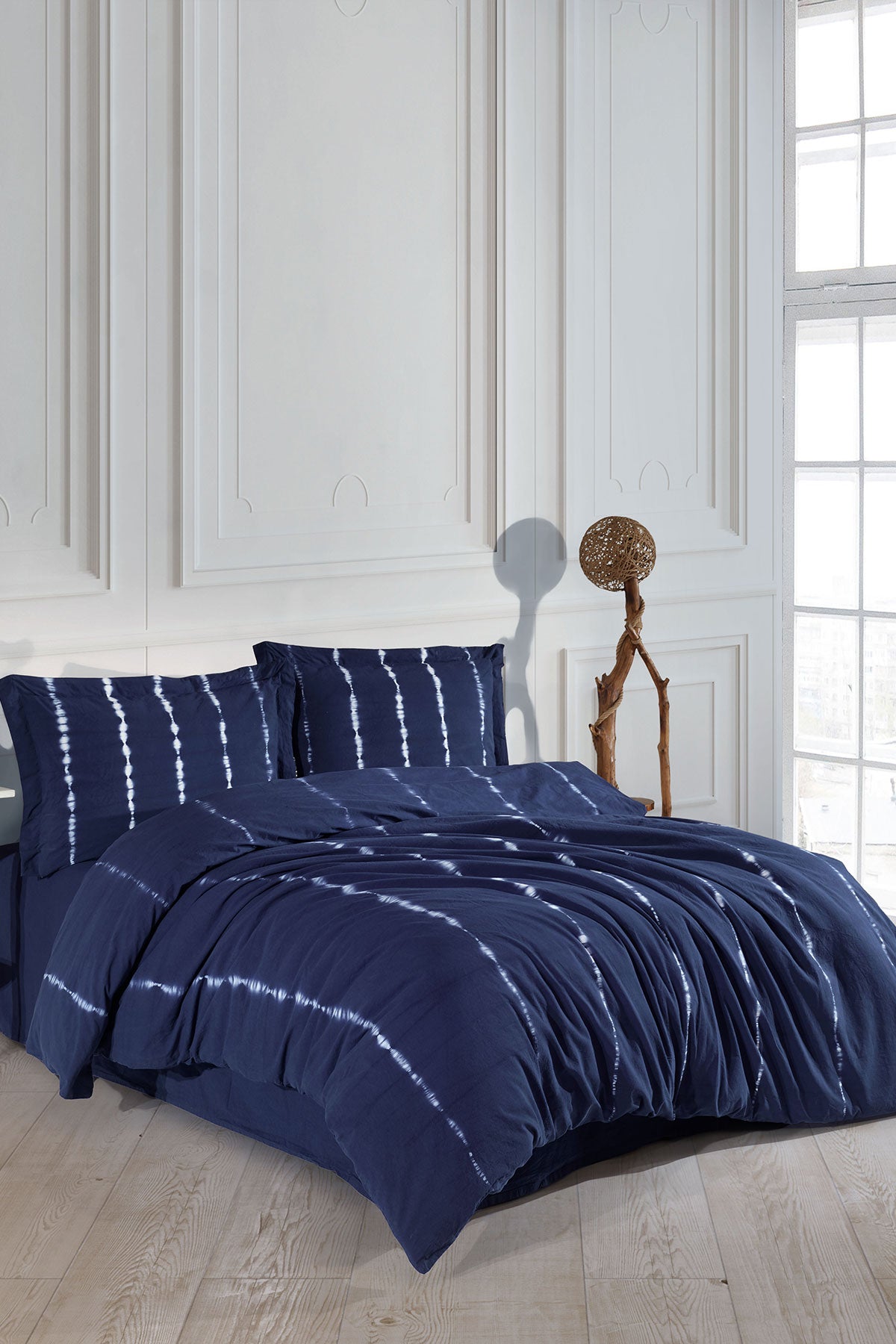 Fiesta Çift Kişilik Nevresim Takımı Hasna Natural Batik
