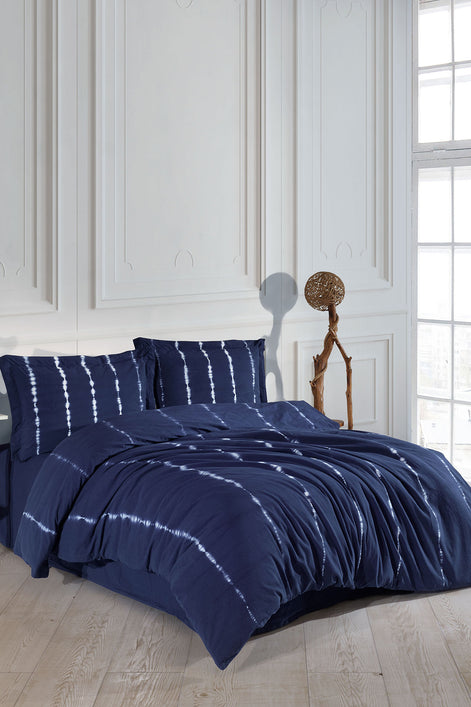 Fiesta Çift Kişilik Nevresim Takımı Hasna Natural Batik