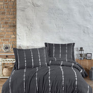 Fiesta Çift Kişilik Nevresim Takımı Hasna Natural Batik