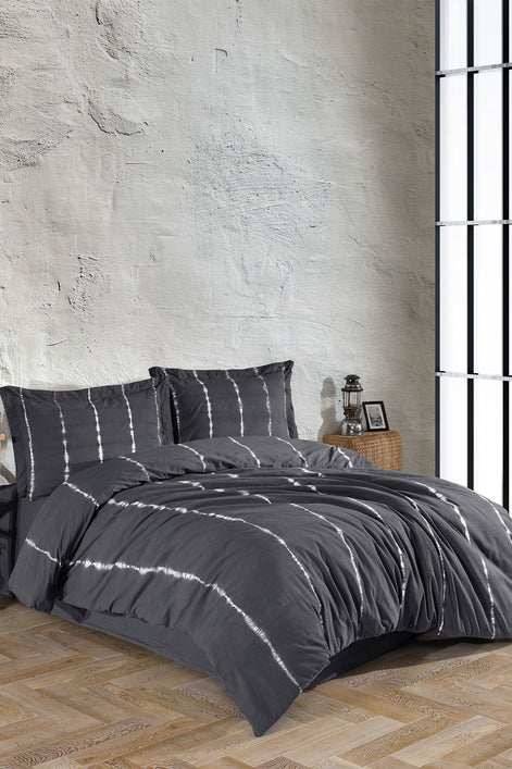 Fiesta Çift Kişilik Nevresim Takımı Hasna Natural Batik