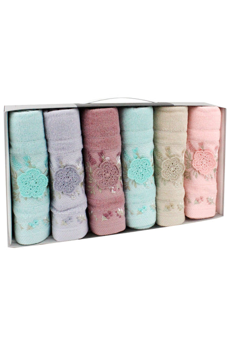 Fiesta El Yüz Havlu Soft Bukle Jakarlı 30x50