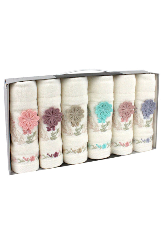 Fiesta El Yüz Havlu Soft Bukle Jakarlı 30x50