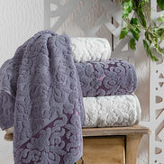 Fiesta Elite Jakarlı 4 Parça Hamam Takımı