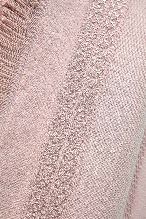 Fiesta İşlemelik Havlu Kadife Boyama Saçaklı 30x50