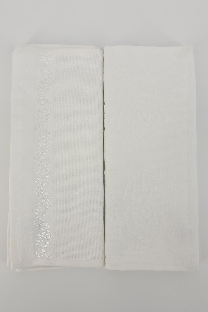 Fiesta İşlemelik Havlu Soft Kadife Jakarlı Etamin 30x50