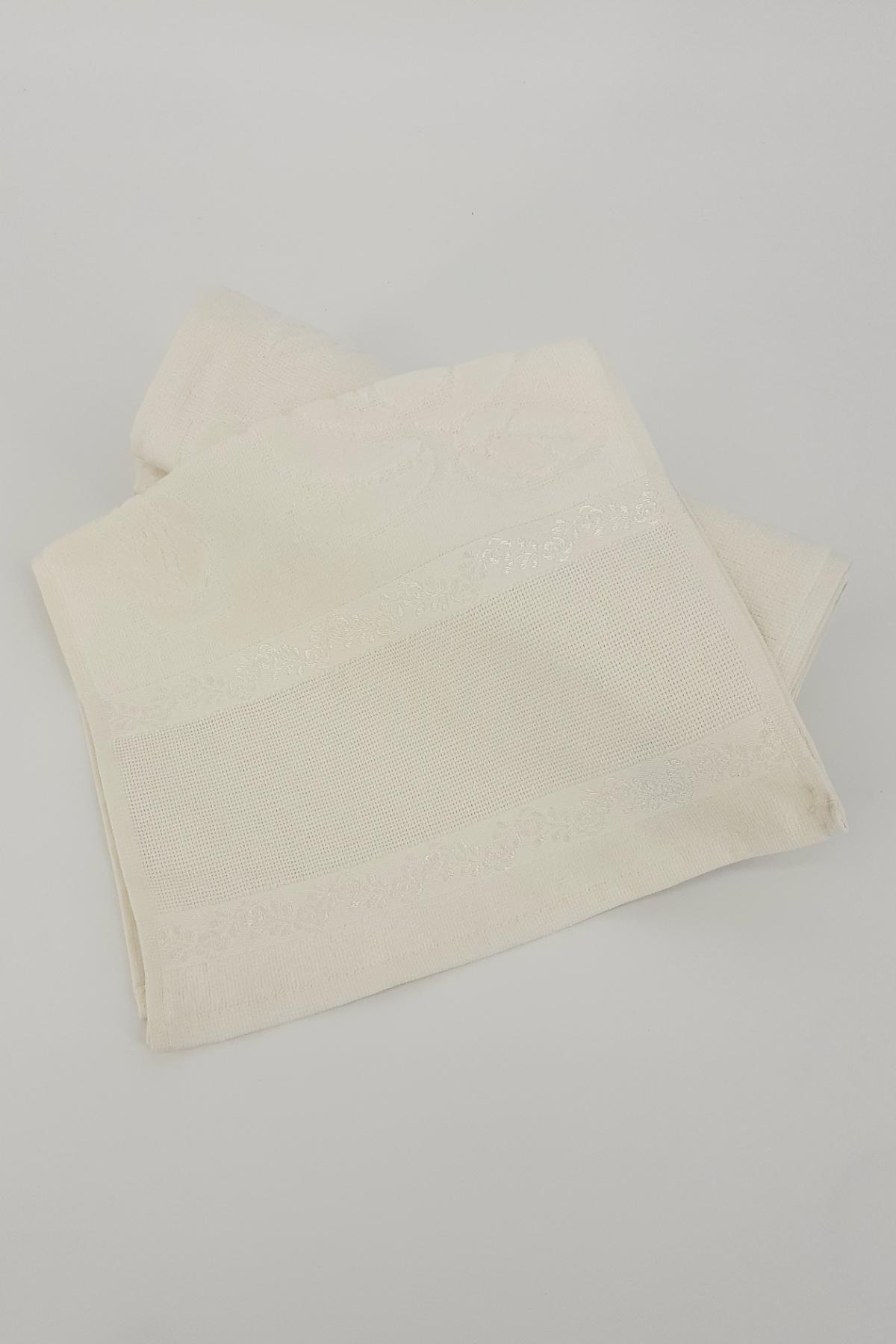 Fiesta İşlemelik Havlu Soft Kadife Jakarlı Etamin 30x50
