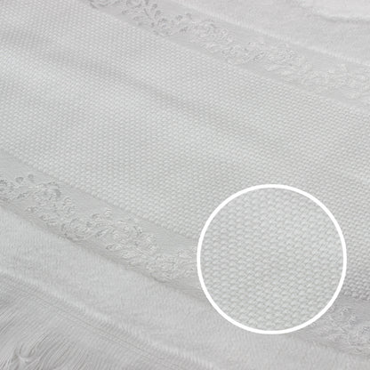 Fiesta İşlemelik Havlu Soft Kadife Jakarlı Saçaklı 30x50