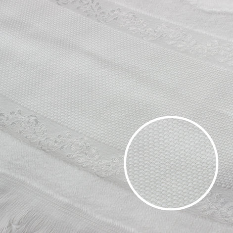 Fiesta İşlemelik Havlu Soft Kadife Jakarlı Saçaklı 30x50