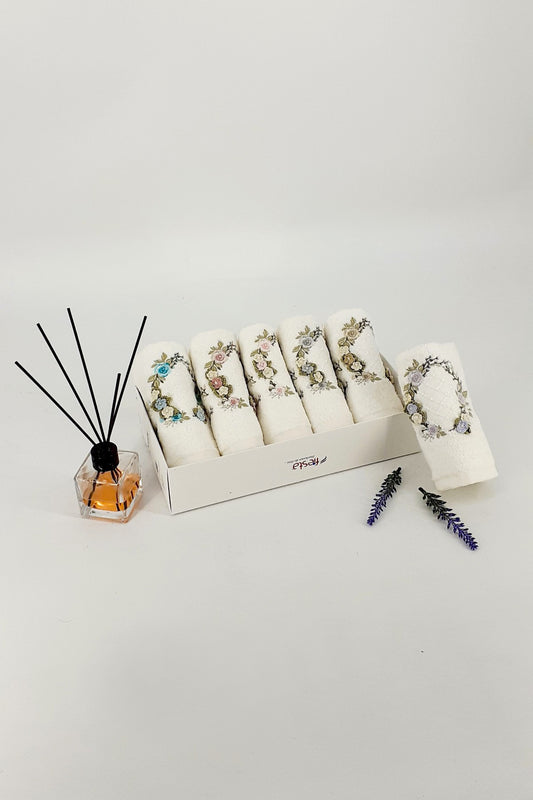 Fiesta Mutfak Havlusu Liza Nakışlı Bambu 30x50