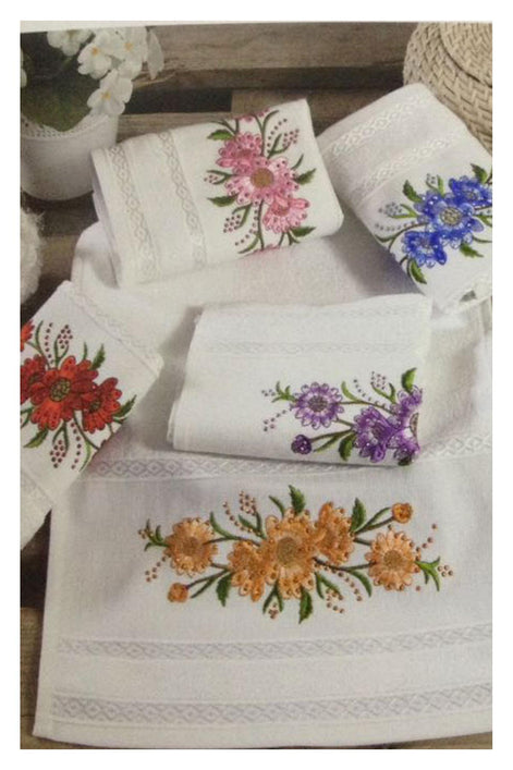 Fiesta Mutfak Havlusu Nakışlı Taşlı 30x50