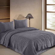 Fiesta Pike Set Çift Kişilik Natural Jakarlı Alya Pamuklu 220x240 Cm