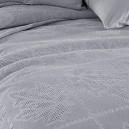 Fiesta Pike Set Çift Kişilik Natural Jakarlı Alya Pamuklu 220x240 Cm