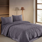 Fiesta Pike Set Çift Kişilik Natural Jakarlı Sahra Pamuklu 220x240 Cm