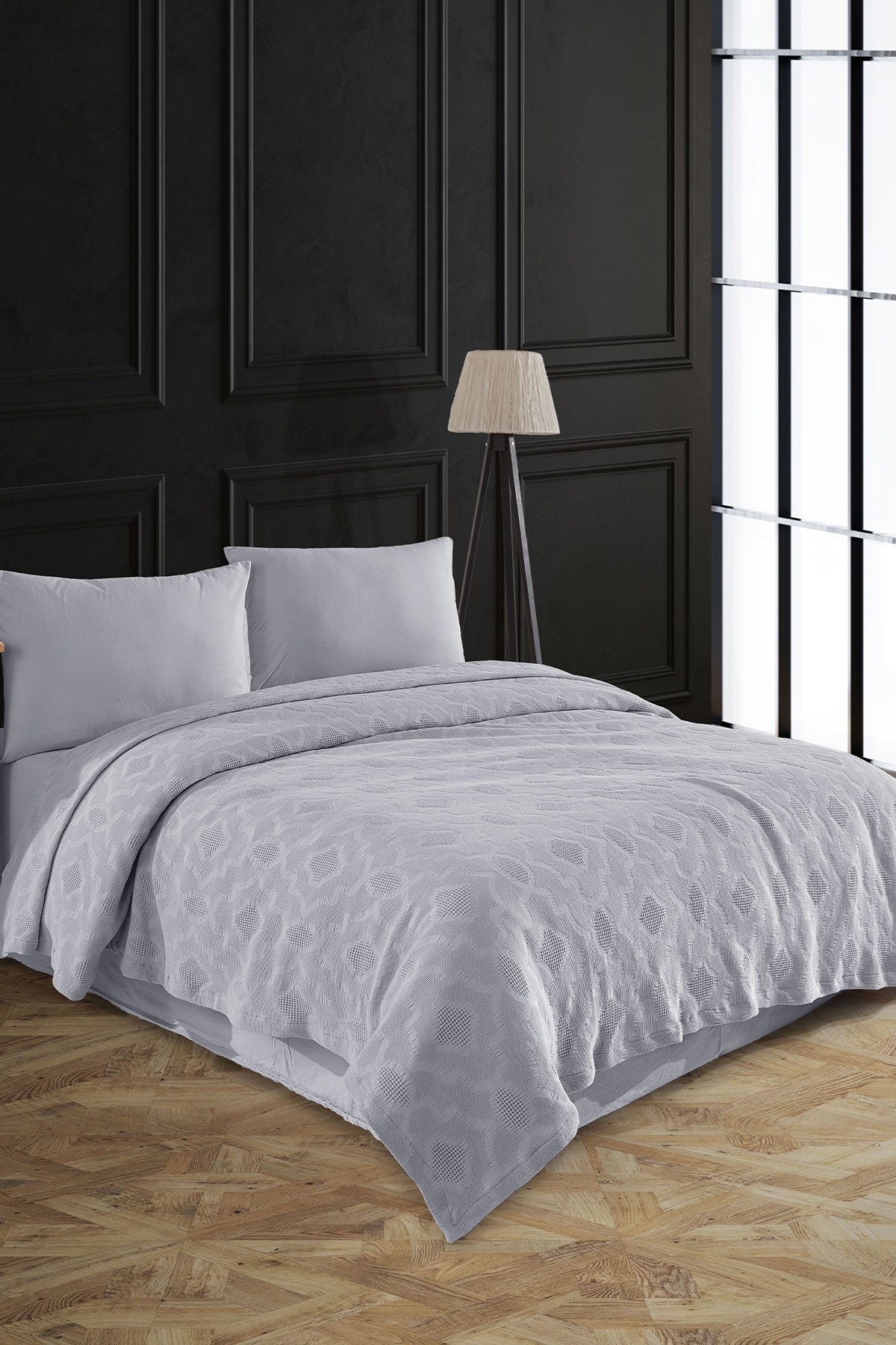 Fiesta Pike Set Çift Kişilik Natural Jakarlı Sahra Pamuklu 220x240 Cm