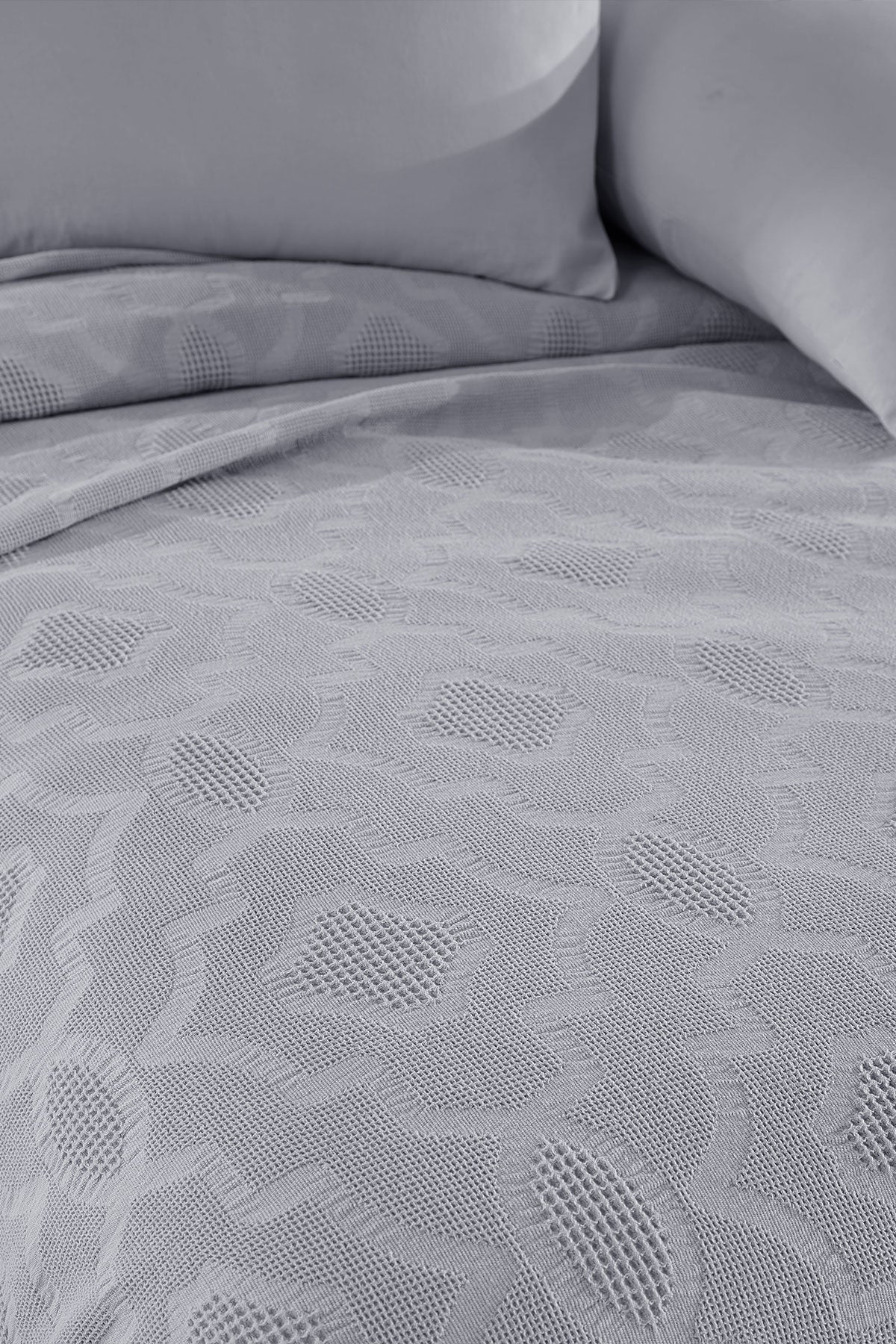 Fiesta Pike Set Çift Kişilik Natural Jakarlı Sahra Pamuklu 220x240 Cm