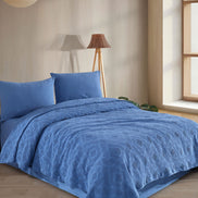 Fiesta Pike Set Çift Kişilik Natural Jakarlı Sahra Pamuklu 220x240 Cm