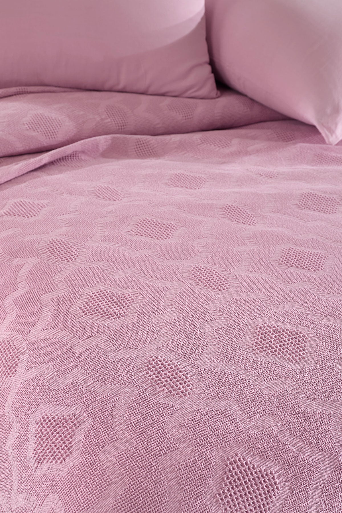Fiesta Pike Set Çift Kişilik Natural Jakarlı Sahra Pamuklu 220x240 Cm