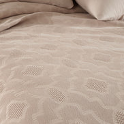 Fiesta Pike Set Çift Kişilik Natural Jakarlı Sahra Pamuklu 220x240 Cm