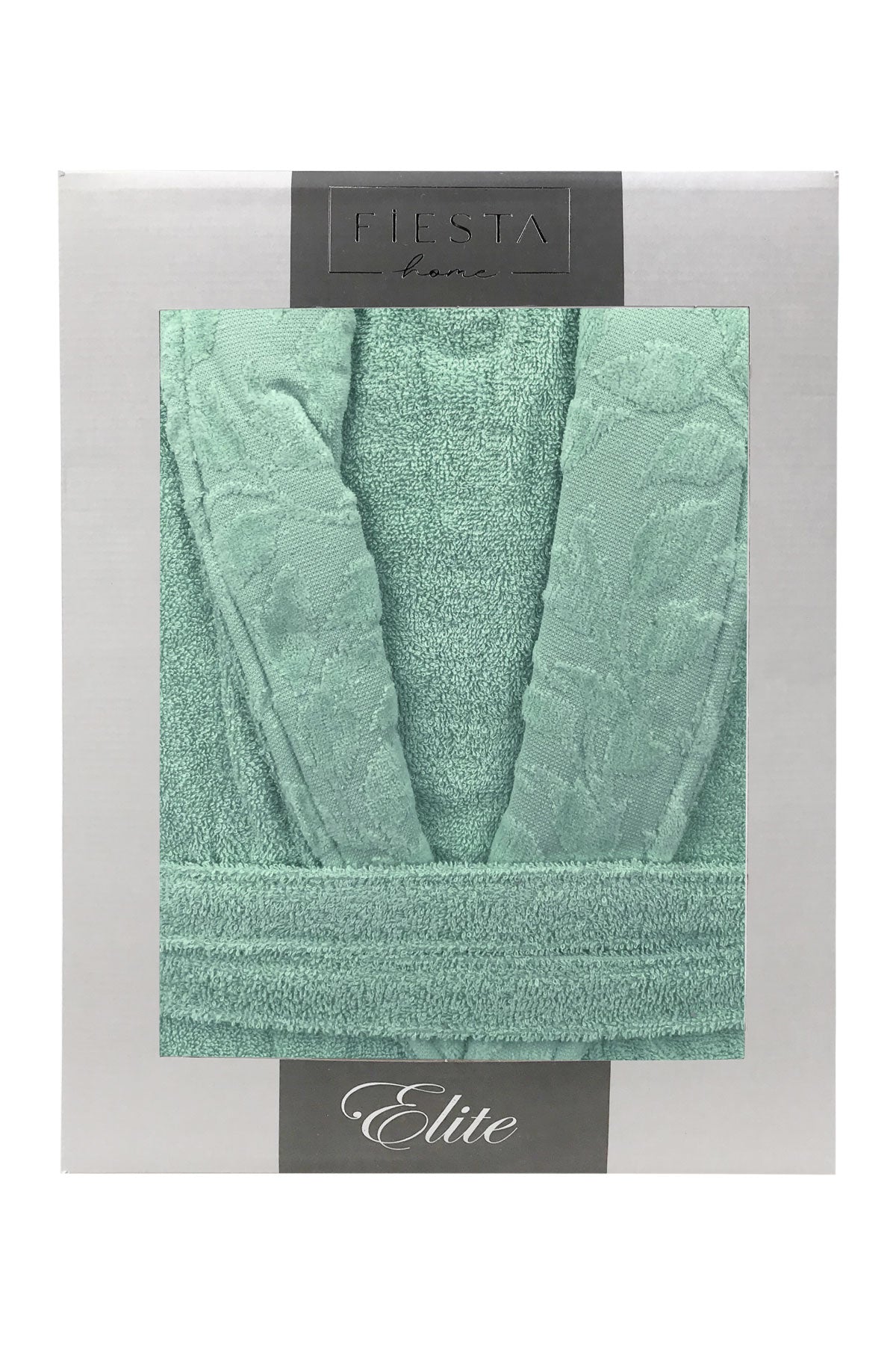 Fiesta Unisex Bornoz Elite Kısmı Kadife Jakarlı Pamuklu