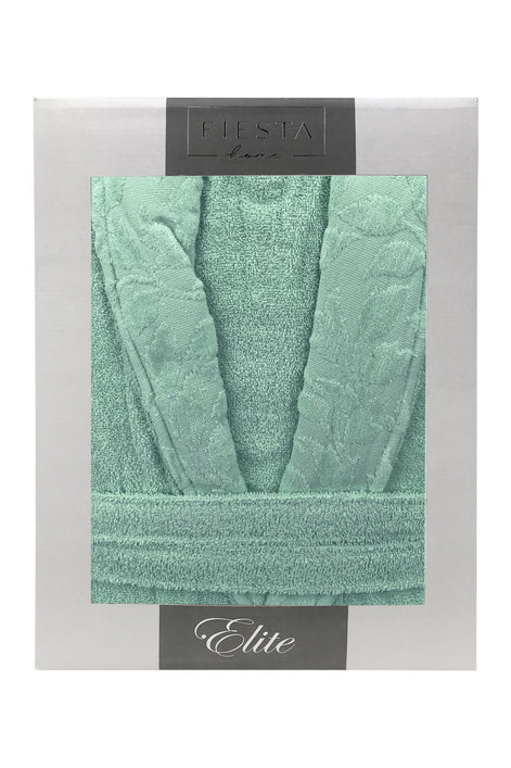 Fiesta Unisex Bornoz Elite Kısmı Kadife Jakarlı Pamuklu