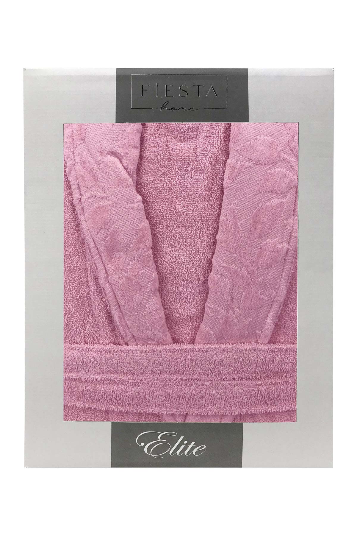 Fiesta Unisex Bornoz Elite Kısmı Kadife Jakarlı Pamuklu