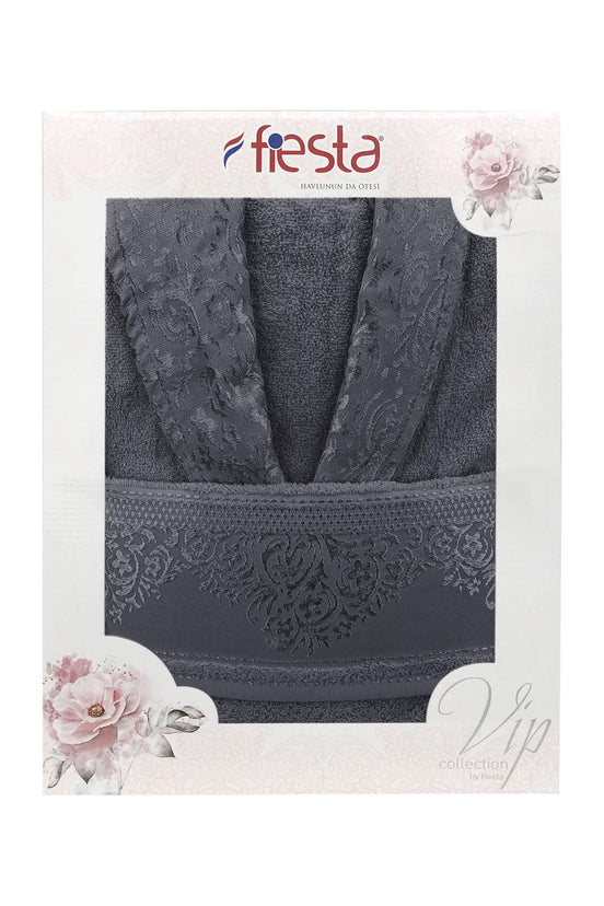 Fiesta Unisex Bornoz Pamuklu