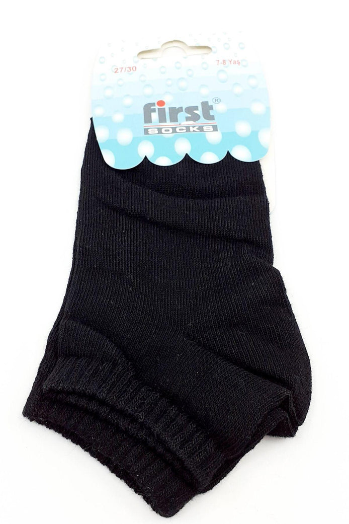First Erkek Çocuk Patik Çorap Düz
