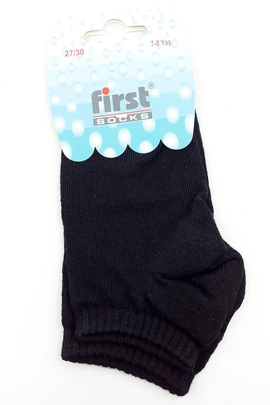 First Erkek Çocuk Patik Çorap Düz