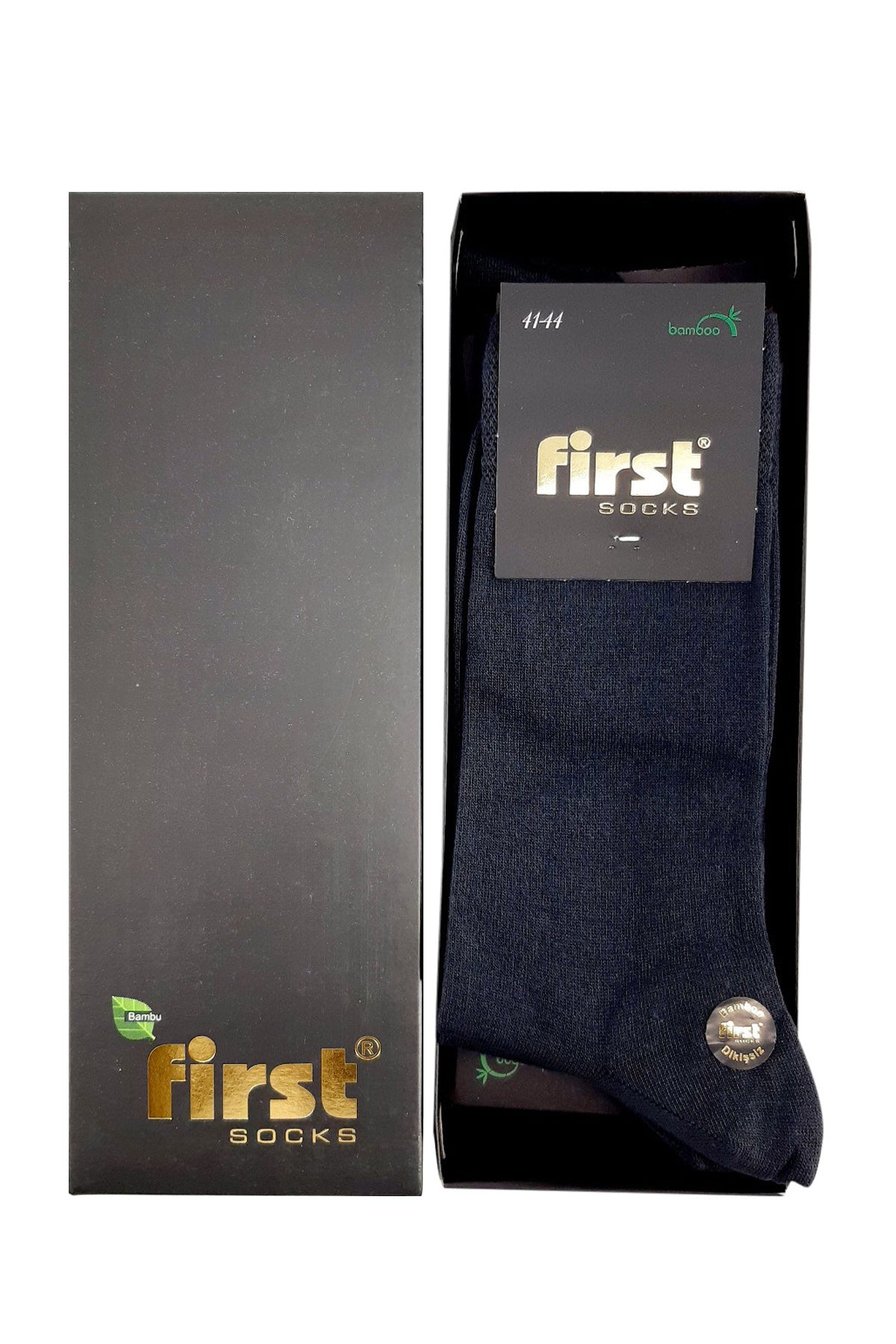 First Erkek Soket Çorap Bambu Dikişsiz Desen:01