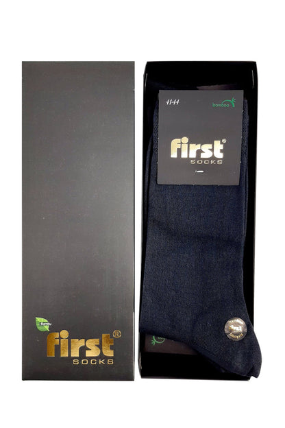 First Erkek Soket Çorap Bambu Dikişsiz Desen:01