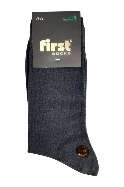 First Erkek Soket Çorap Bambu Dikişsiz Desen:01