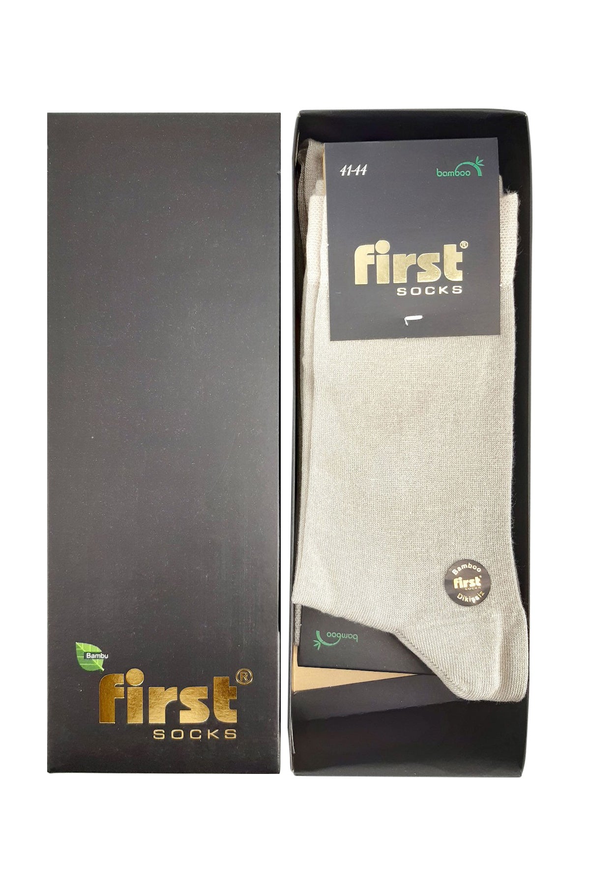 First Erkek Soket Çorap Bambu Dikişsiz Desen:01