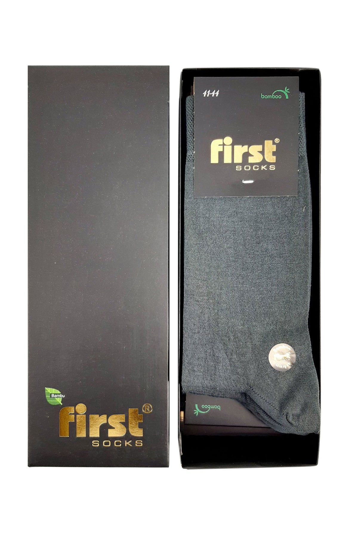 First Erkek Soket Çorap Bambu Dikişsiz Desen:01