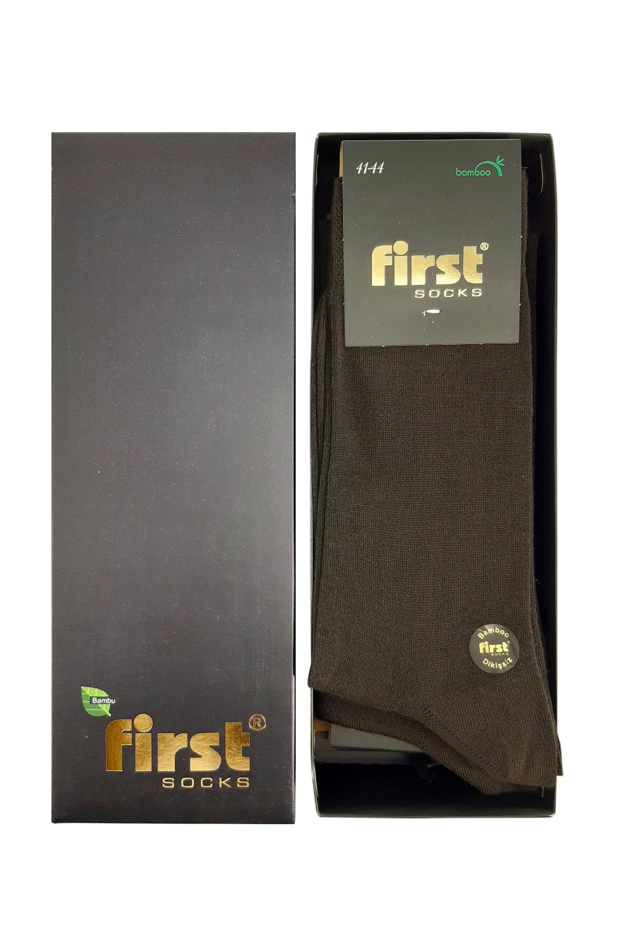 First Erkek Soket Çorap Bambu Dikişsiz Desen:01