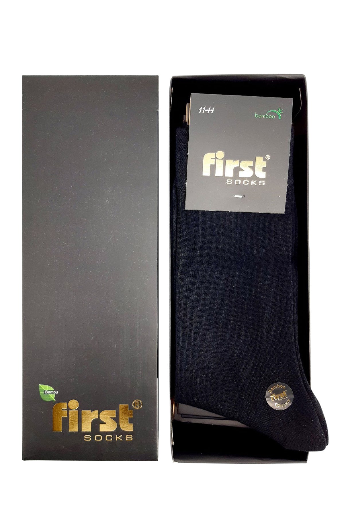 First Erkek Soket Çorap Bambu Dikişsiz Desen:01