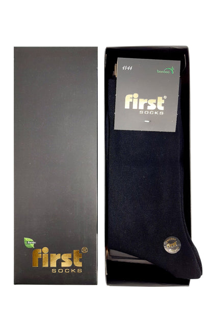 First Erkek Soket Çorap Bambu Dikişsiz Desen:01