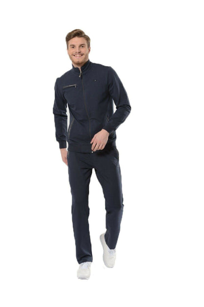 Fm Tekstil Erkek Eşofman Takım Cotton Kol Manşetli