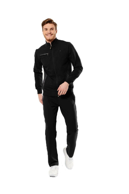Fm Tekstil Erkek Eşofman Takım Cotton Kol Manşetli