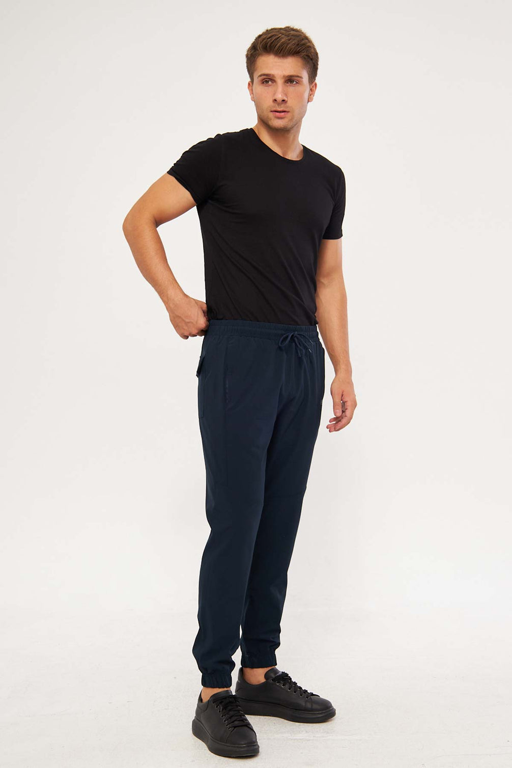 FM Tekstil Erkek Tek Alt Eşofman Poly Stretch