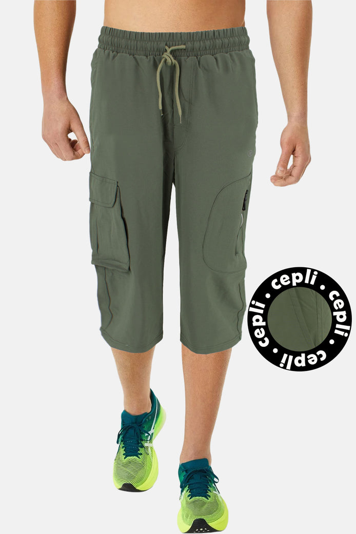 FM Tekstil Erkek Tek Alt Kapri Cep Detaylı Poly Stretch