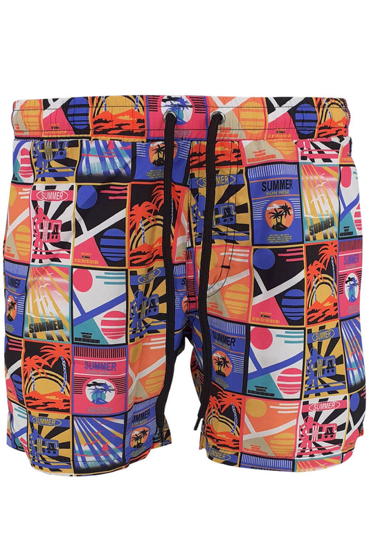 Forum Erkek Denize Şortu Dijital Desenli