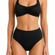 Forum Kadın Bikini Takımı Büzgülü Yüksek Bel